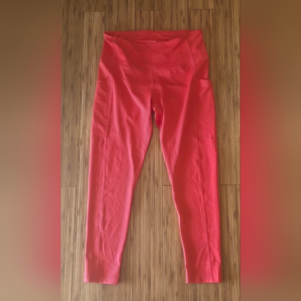 NWOT Zella Pink High-Waisted Leggings